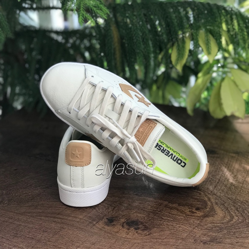 NWT Converse PL 76 OX Egret/Tan WMNS AUTHENTIC. - Picture 4 of 8